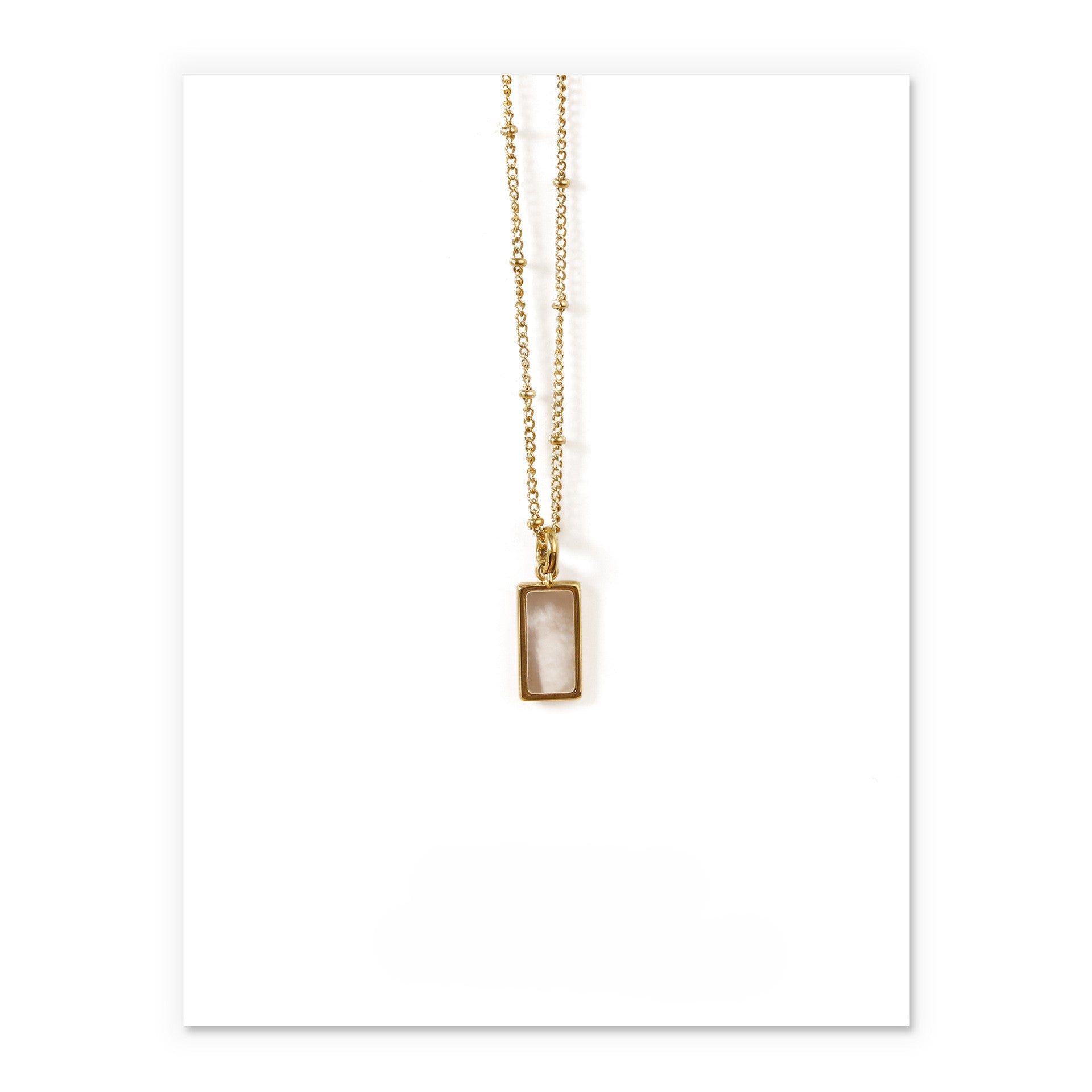 Vintage Gold-Plated Malachite Pendant Necklace