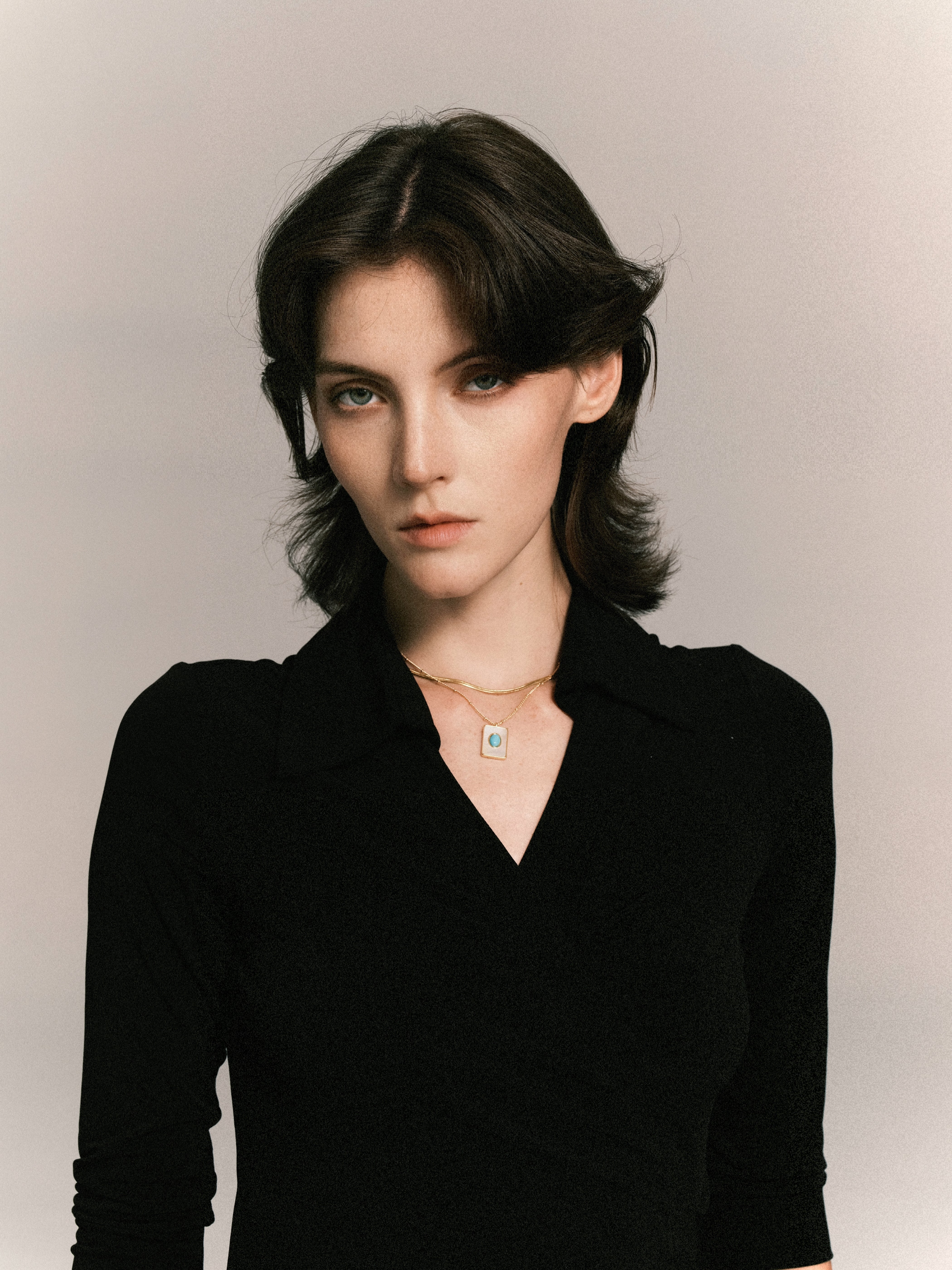 18K Gold-Plated Natural Stone Necklace