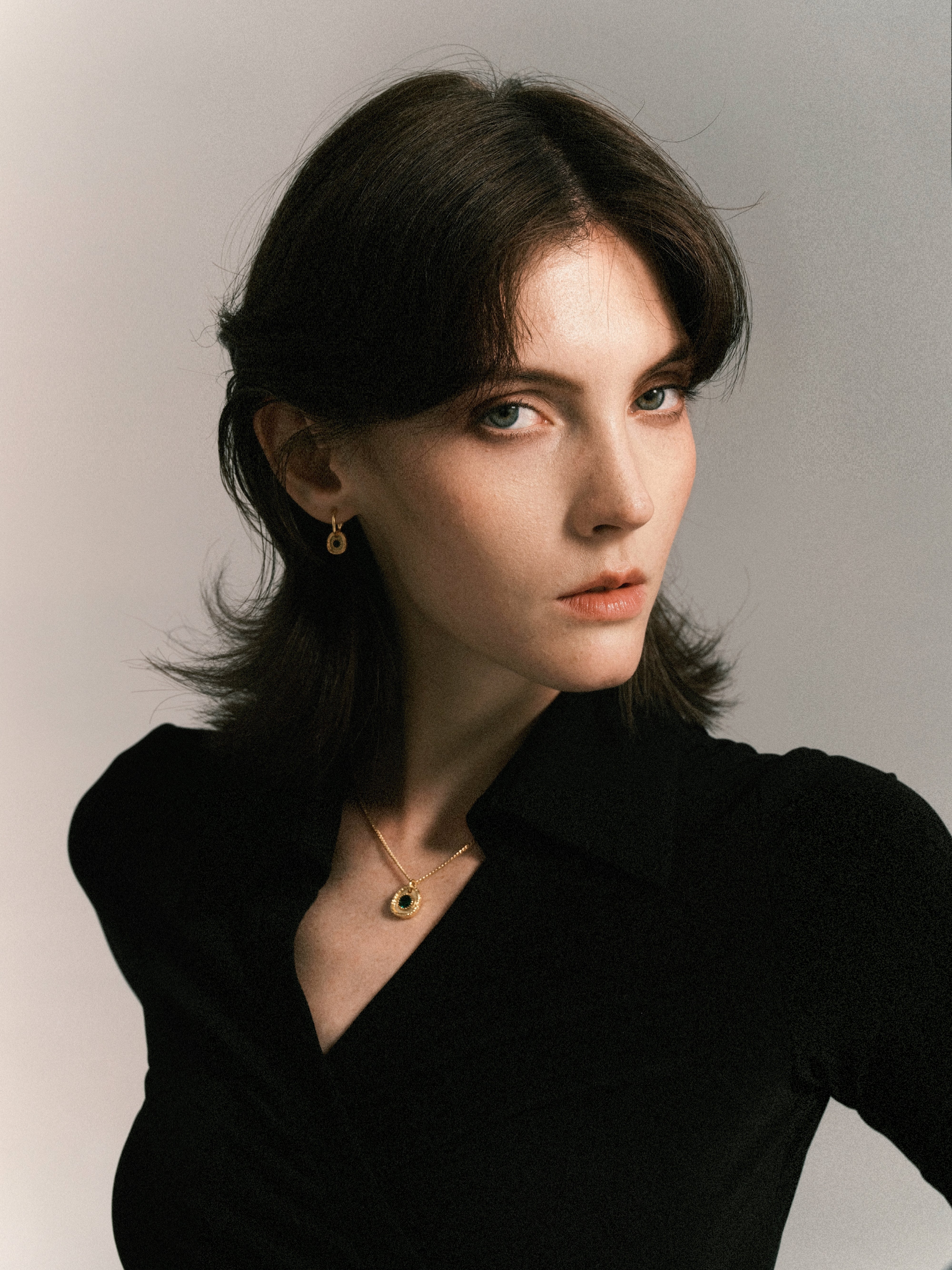 Green Zircon Necklace/Earrings