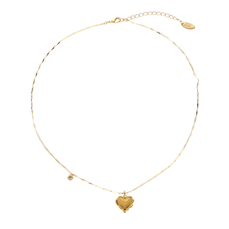 Heart-Shaped Shell Pearl Necklace Combination