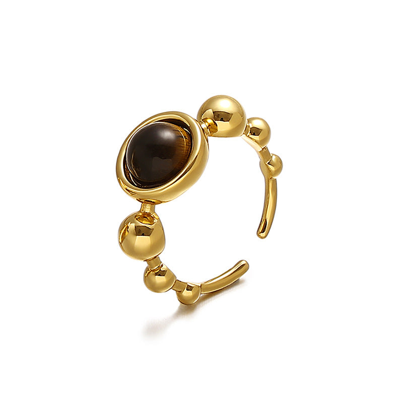18k Gold French Vintage Ring/Bracelet Set